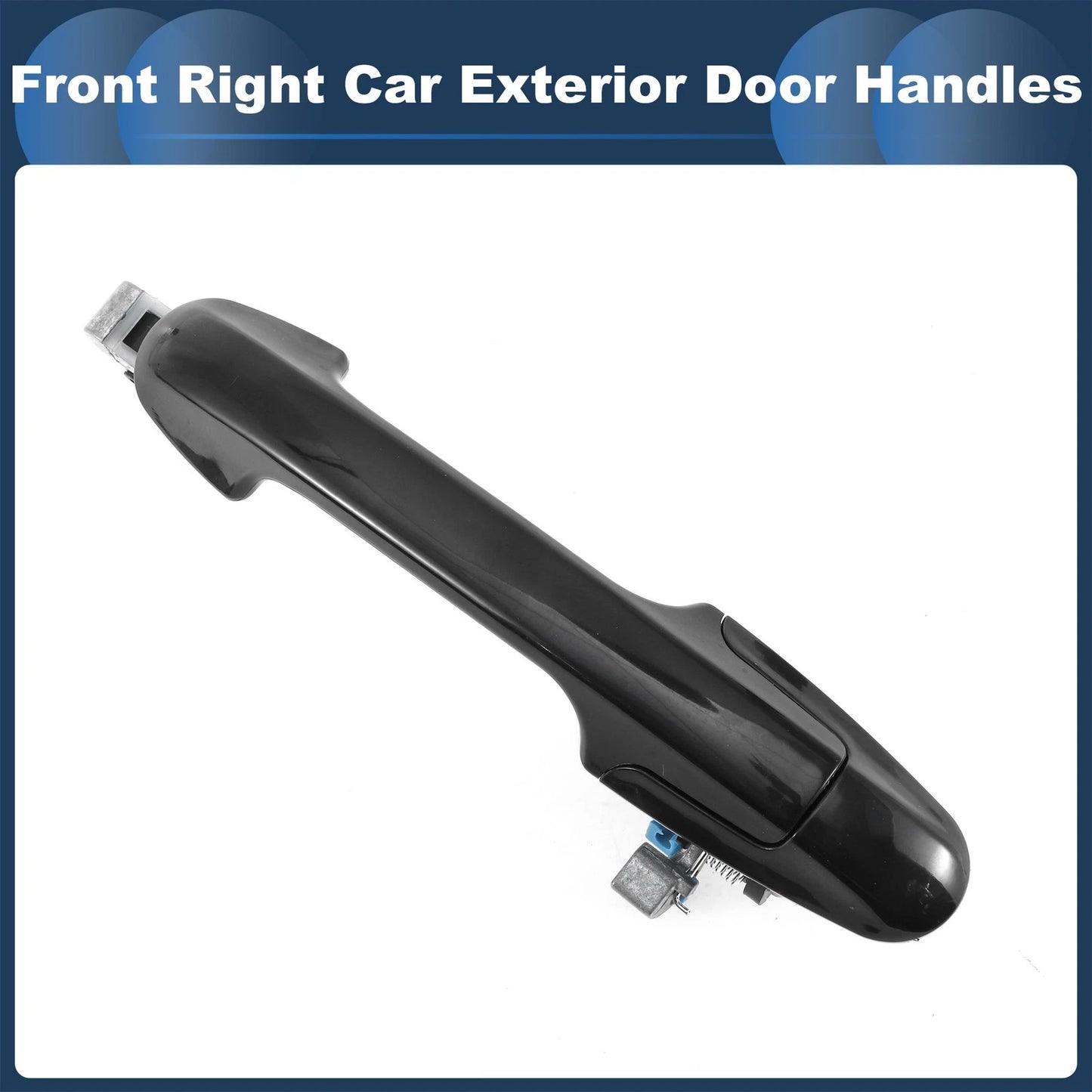 Front Right Exterior Door Handle for Honda Accord (2003-2007) Black