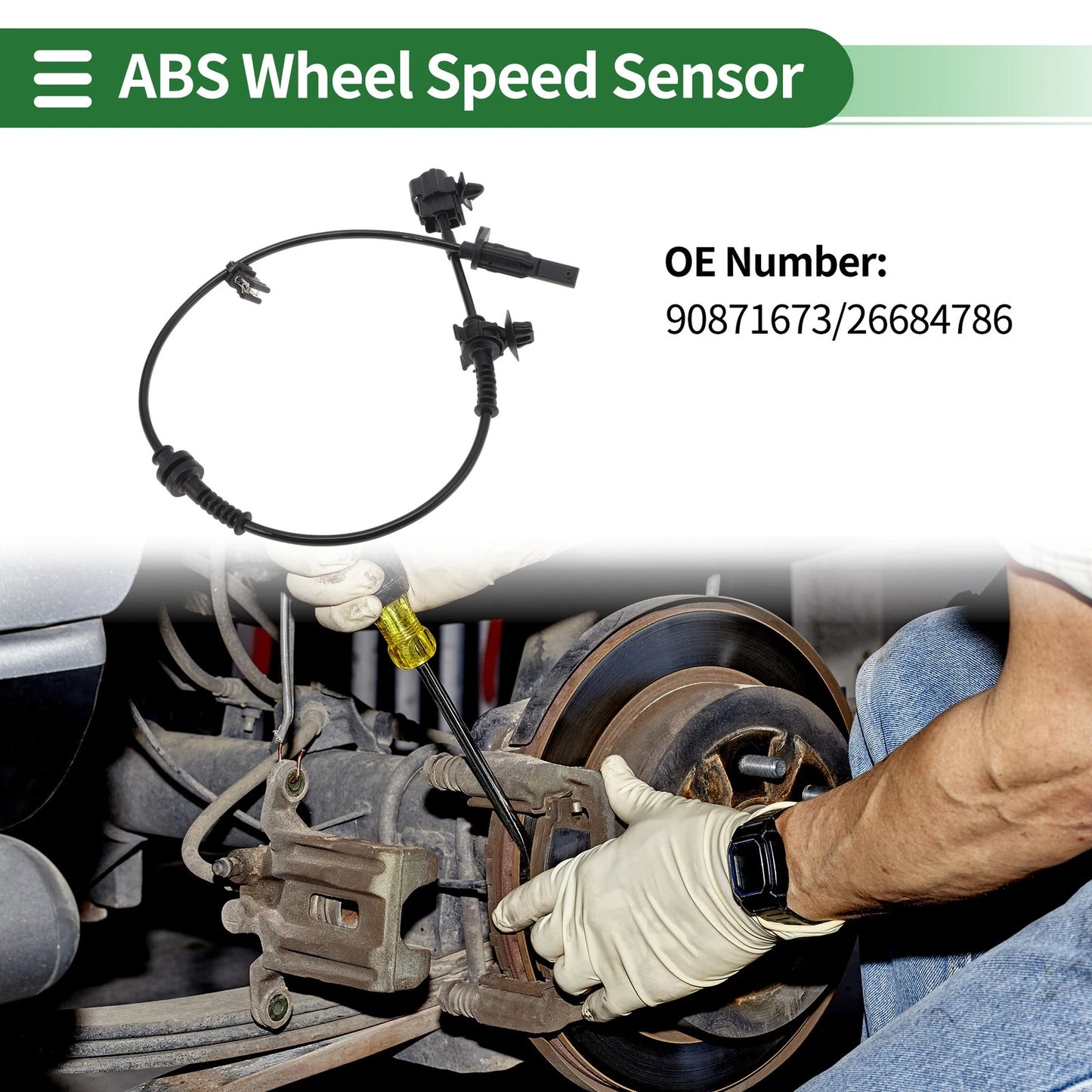 ABS Wheel Speed Sensor for Chevrolet Sail 3 Rear Left