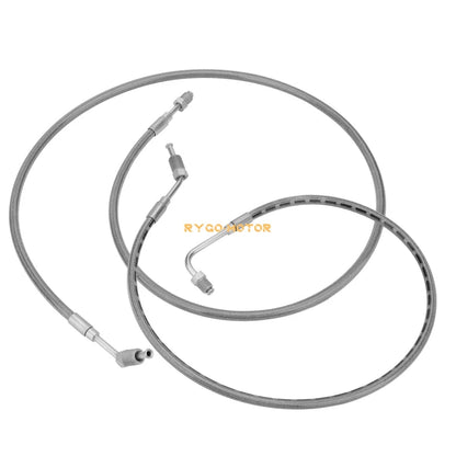 2 x Rear Left/Right Brake Hose Line for Polaris Ranger 650 500 425