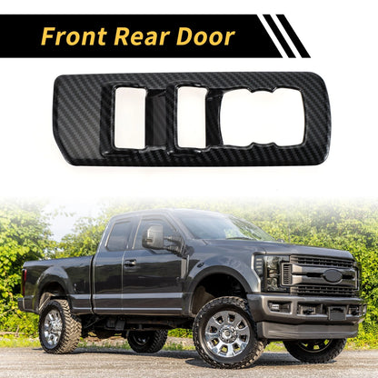 Front Rear Door Window Switch Panel Cover Trim for Ford F-150 (2015-2020)