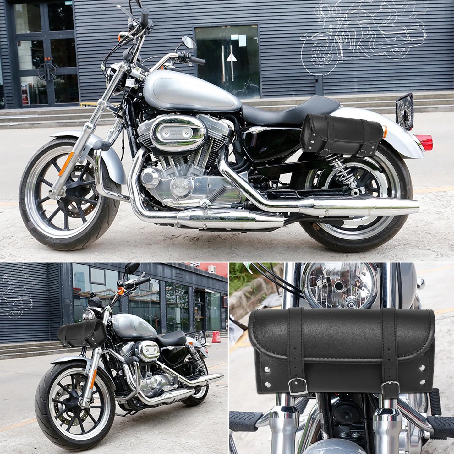 Handlebar Tool Bag for Motorcycle