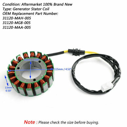 Stator for Honda VT 1100 C Shadow ACE Aero Sabre Spirit (1985-2007)