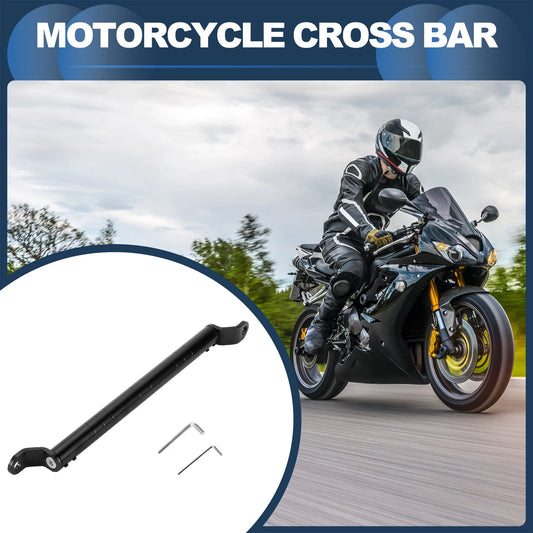 Motorcycle Cross Bar / 34cm /13.39" Mirror mount for Motorcycle Handlebar Black