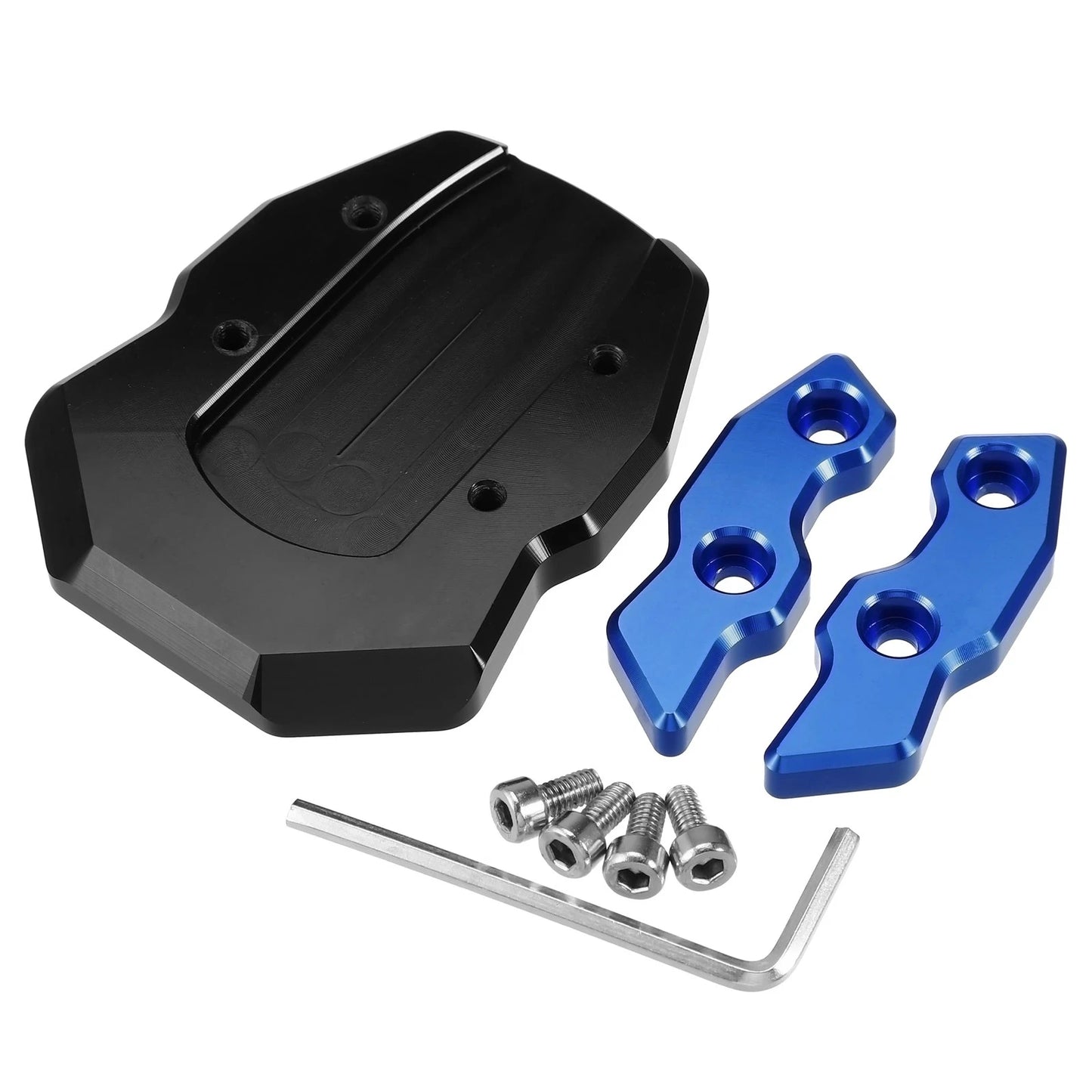 Kickstand Pad for Honda Adv-160 2022 - Black Blue
