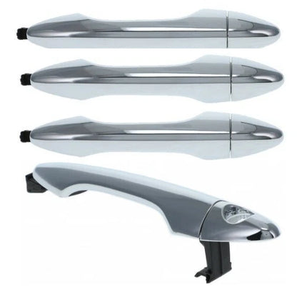 4 Piece Set Chrome Outer Door Handle for Hyundai IX35 (2010-2015)
