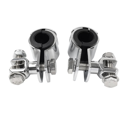 Highway Bar Foot Pegs Mount Clamps for Harley (1" 1.25")