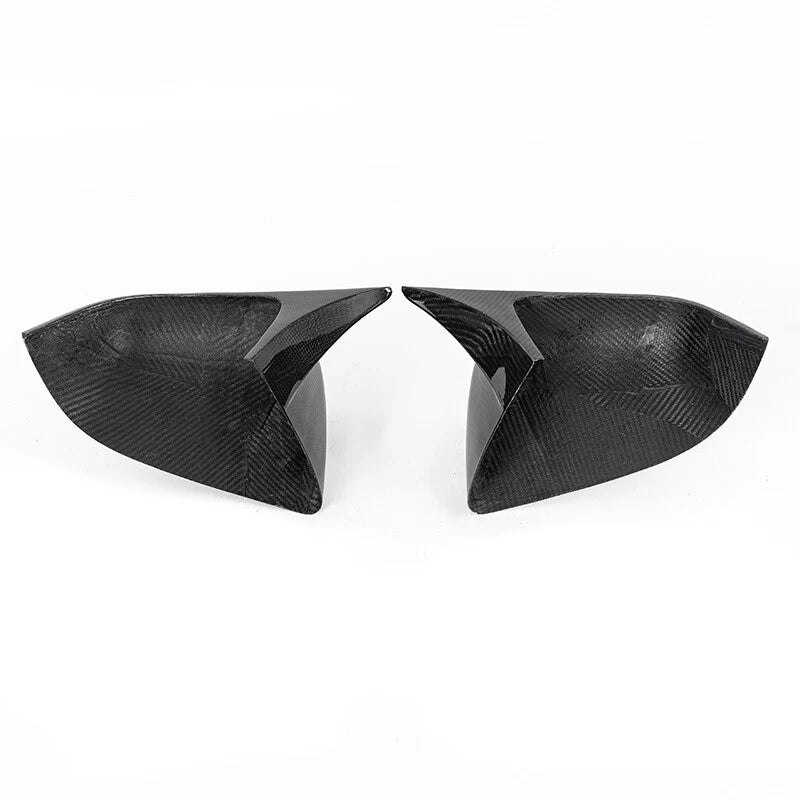 2 x Carbon Fiber Side Mirror Covers for 2020-2024 Tesla Model Y