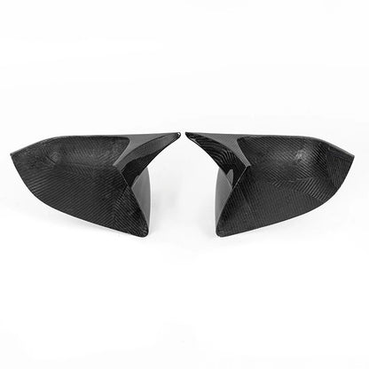 2 x Carbon Fiber Side Mirror Covers for 2020-2024 Tesla Model Y