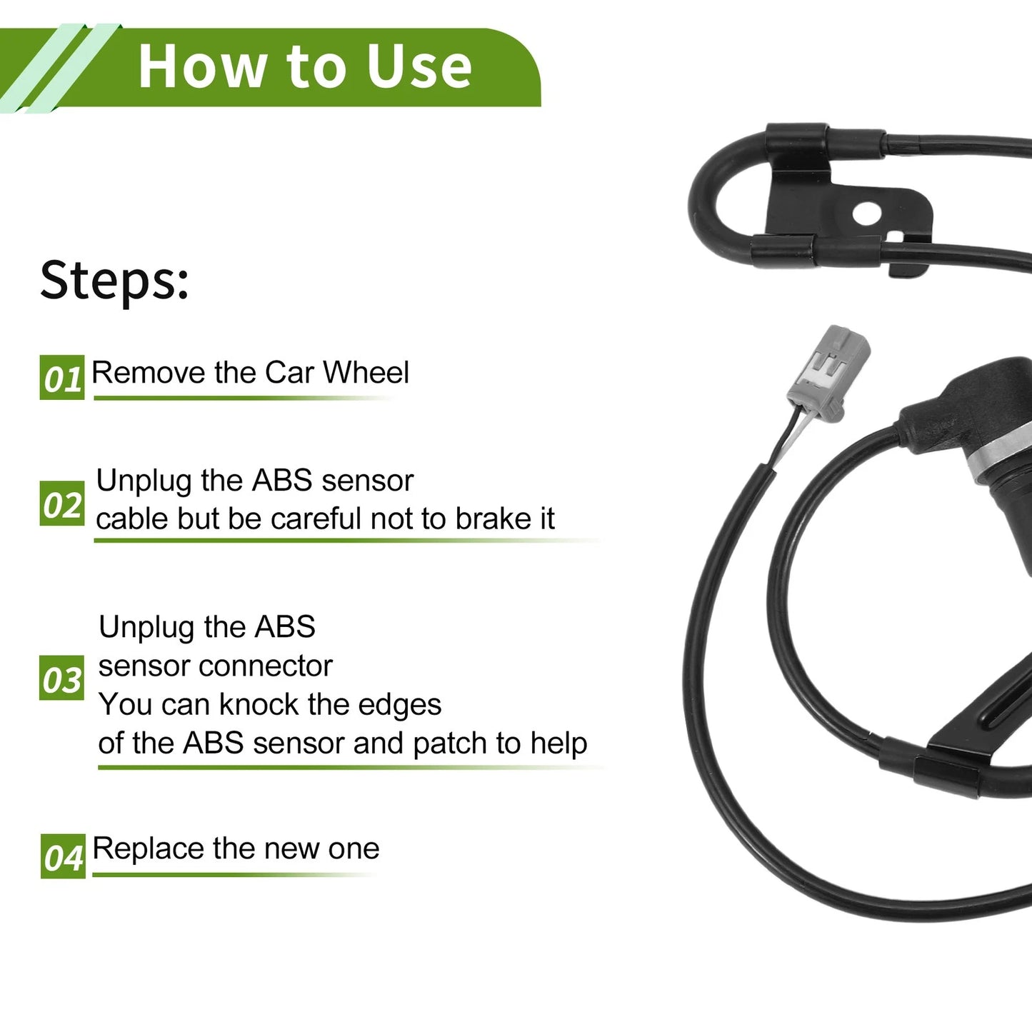 ABS Wheel Speed Sensor for Toyota Avensis (2003-2008)