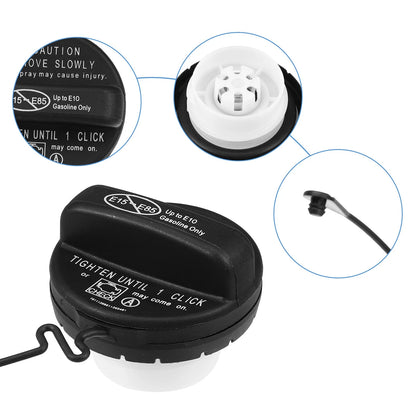 Gas Fuel Tank Cap for Toyota Camry 3.5L, Lexus ES 350, Black (2012-2014)
