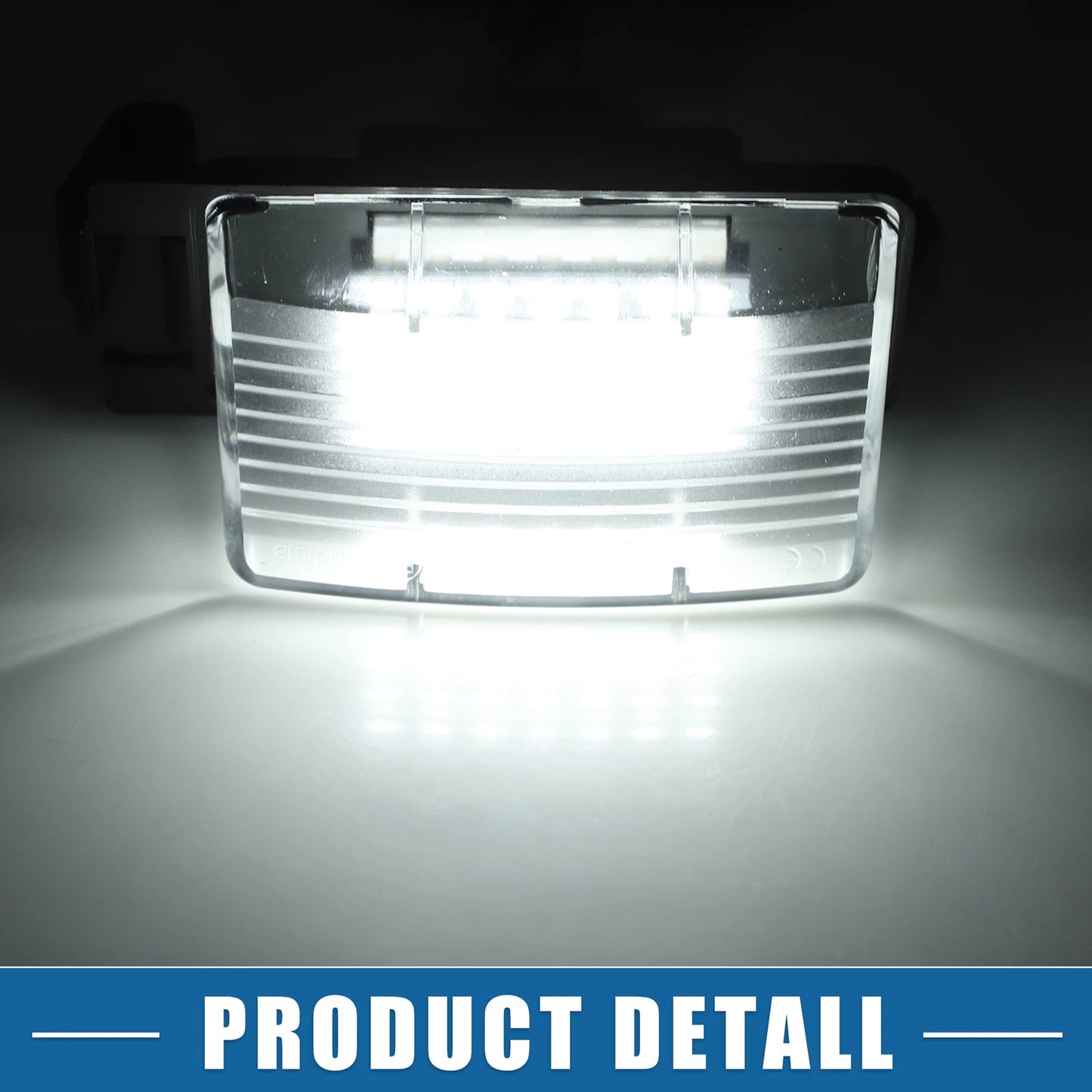 White LED License Plate Light Assembly  for Nissan