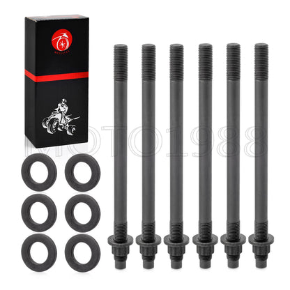 Cylinder Head Studs Bolt Nut for Polaris Ranger RZR Pro 900/1000 Turbo HD