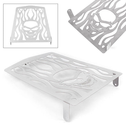 Skull Flame Radiator Grille Guard Cover for YAMAHA Royal Star XVZ13 (1996-2010)