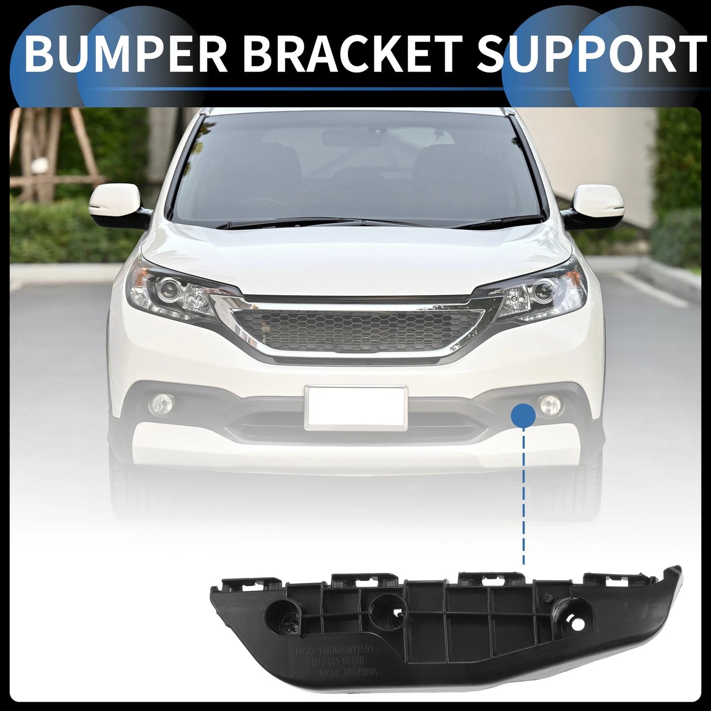 Right Front Bumper Support Bracket for Toyota Matrix (2009-2014)