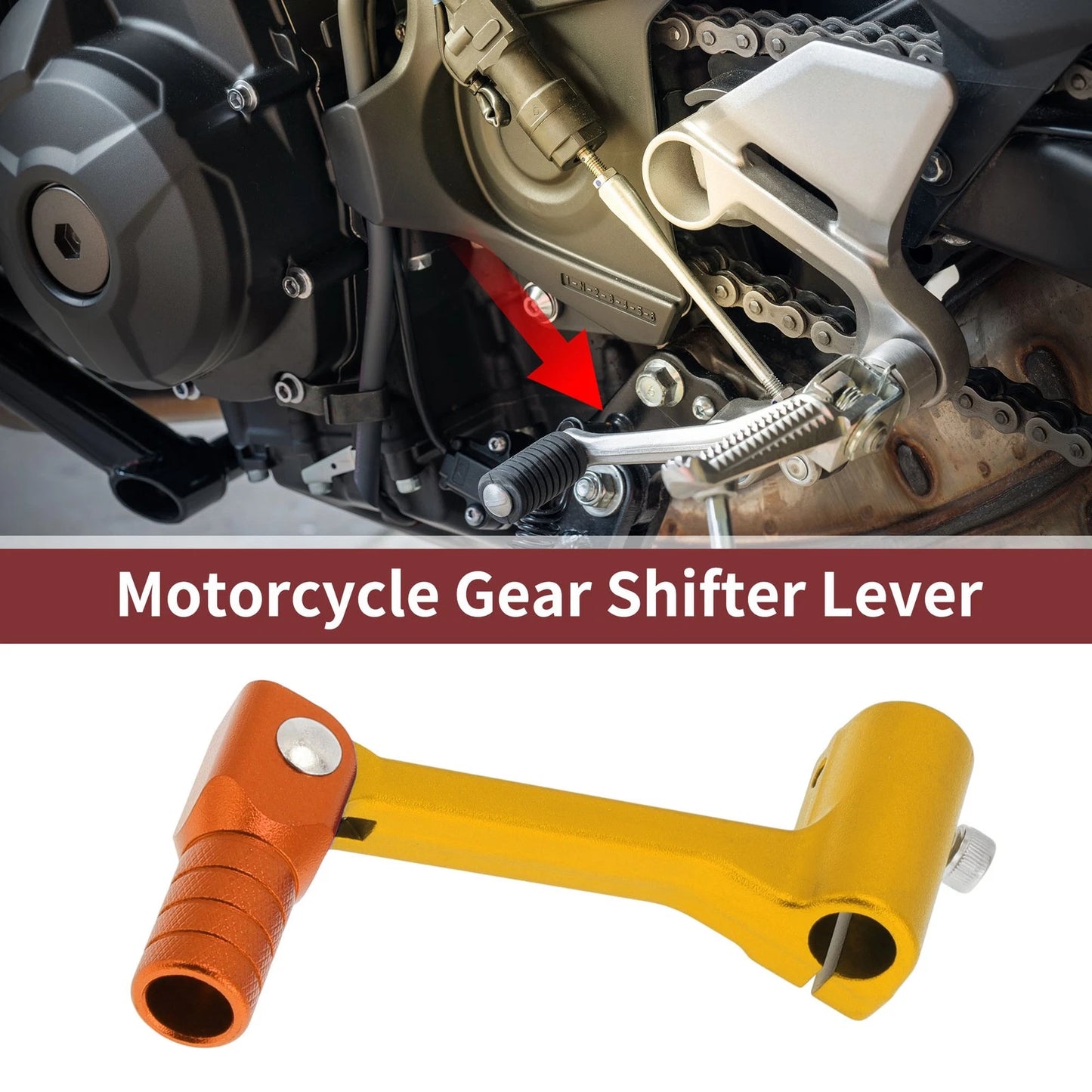 Folding Gear Shifter Lever / Motorcycle for Bosuer Cheetah