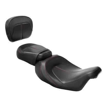 Driver & Passenger Backrest Sissy Bar for Harley Road Glide (2009-2023)