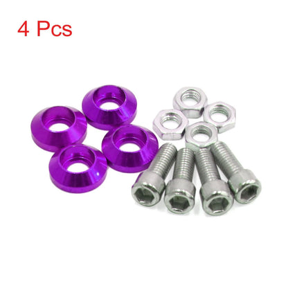Windscreen License Plate M6 Bolts 4x for Universal Motorcycle