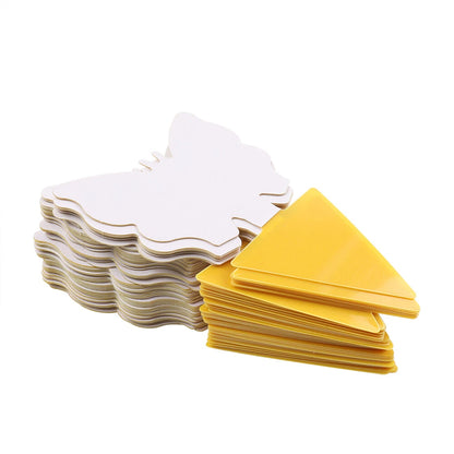 50pcs Sticky Fruit Fly Traps for Indoor Outdoor Use - Gnat Killer Traps