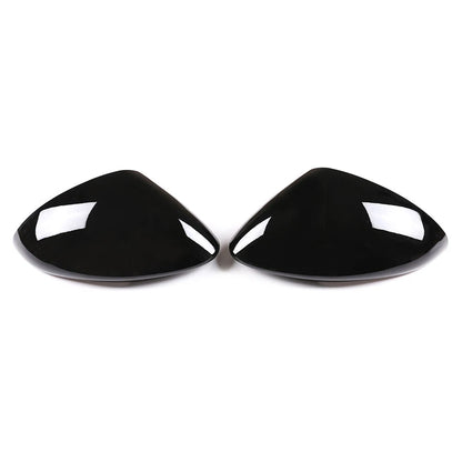 Glossy Black Side Rearview Mirror Caps for Alfa Romeo Stelvio (2017-2022)