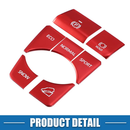 Car Handbrake Drive Mode Button Cover for Toyota RAV4 (2019-2022) - Red 2 x