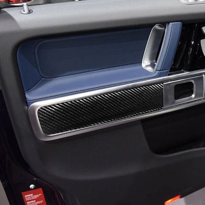 REAL Carbon Fiber Interior Door Panel Cover Trim for Benz G500 G63 W464 2019-23