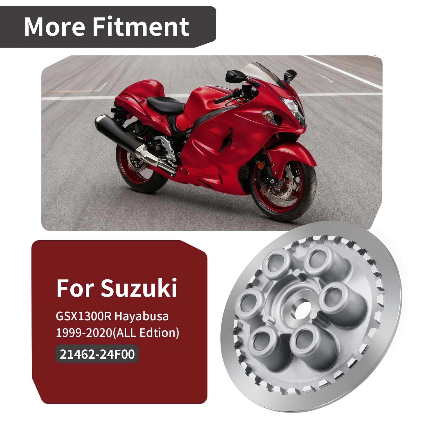 Clutch pressure plate for Suzuki Hayabusa GSX1300R (1999–2020)