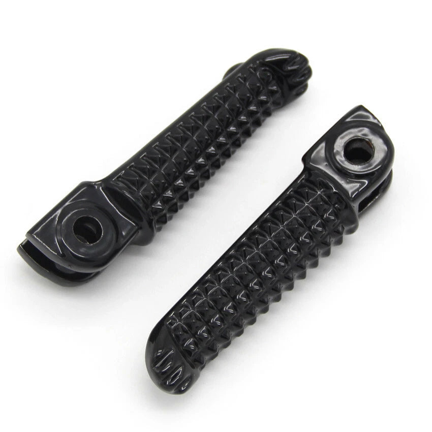 Black Front Footrest Pegs for Yamaha YZF R1 R1M R1S (2015-2023)