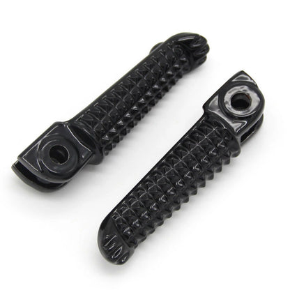 Black Front Footrest Pegs for Yamaha YZF R1 R1M R1S (2015-2023)