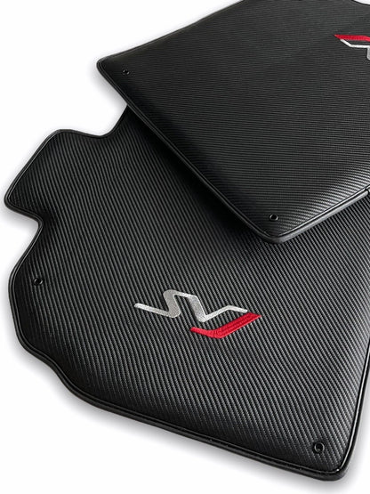 Carbon Floor Mats for Lamborghini Aventador S SV SVJ with SVJ Emblem (2017-2023)