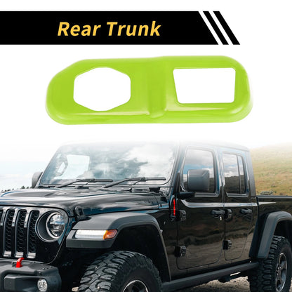 Rear Trunk Lock Panel Cover Trim for Jeep Wrangler JL JLU (2018-2024)
