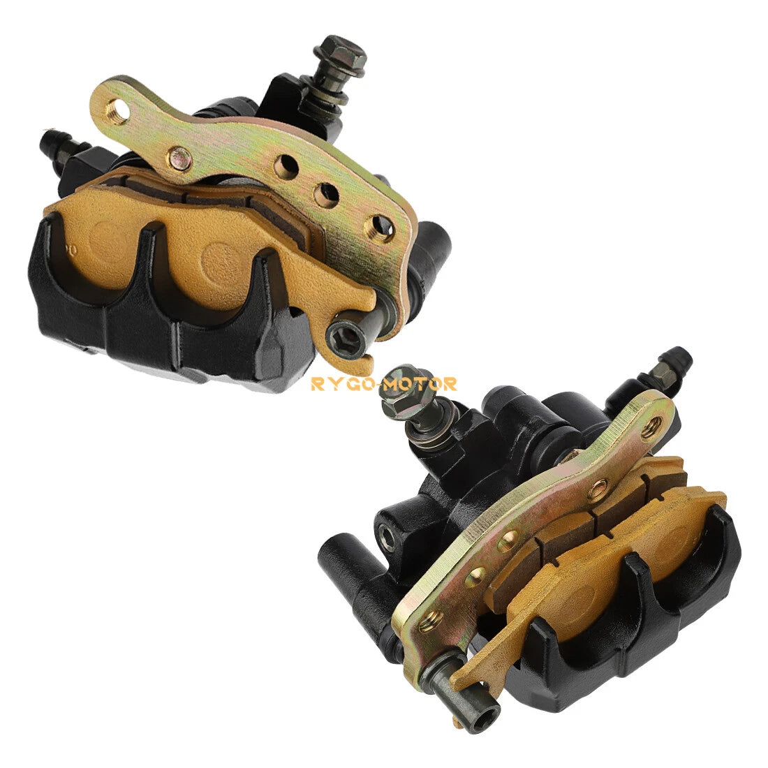 Front Brake Calipers & Brake Rotors for Kawasaki Bayou 400 4x4 (1993–1999)