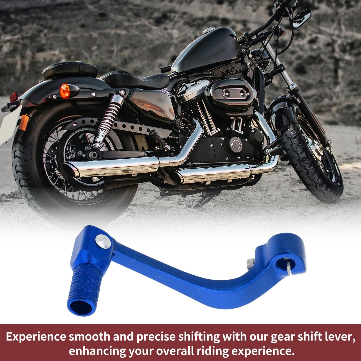 Folding Shifter Lever for Honda CRF110F (2013-2018) Blue
