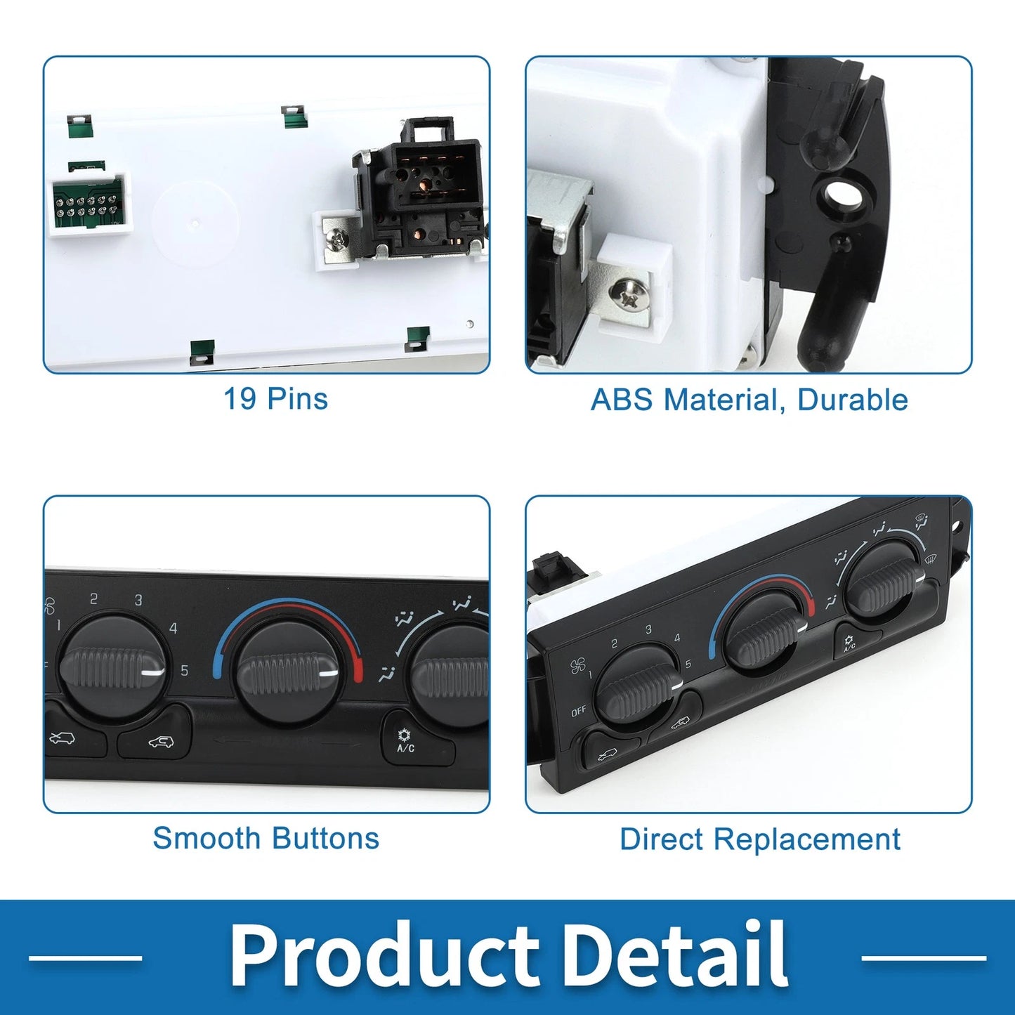 HVAC Panel for Chevrolet Silverado 1500-2500 (1999 - 2001)