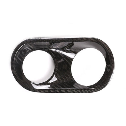 Real Carbon Fiber Headlight Switch Buttons Cover Trim Fit For Macan 2015-2020