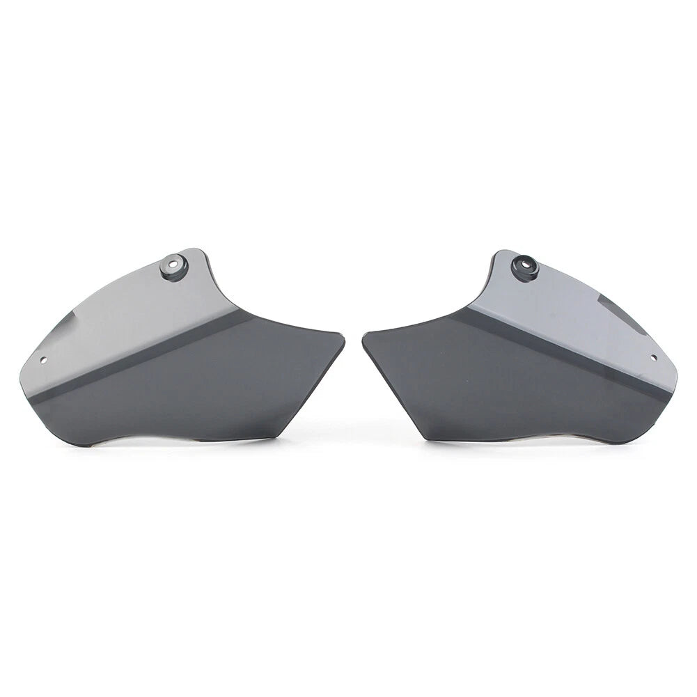 Tan ABS Plastic Saddle Shields for Harley Softail Fatboy (2000-2017)