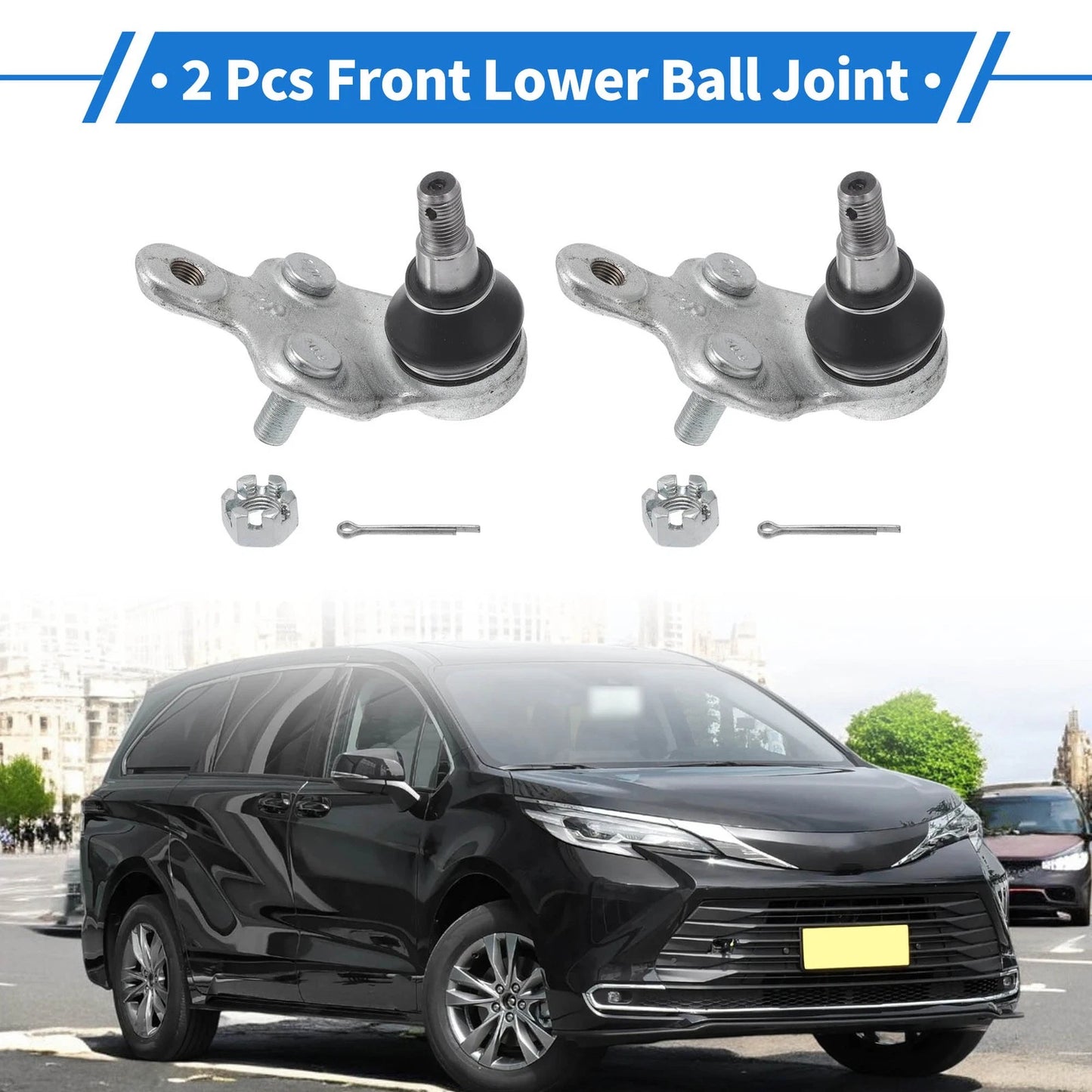 2 x Front Lower Ball Joints for Toyota CAMRY (2002–2006)