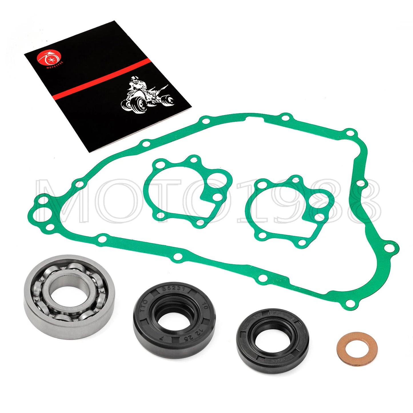 Water Pump Rebuild Gaskets Seals Bearing for Honda CR250 CR250R (2002–2007)