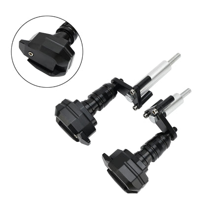 Crash Slider Protector Aluminum Frame Black for Kawasaki Ninja 400 (18-23)