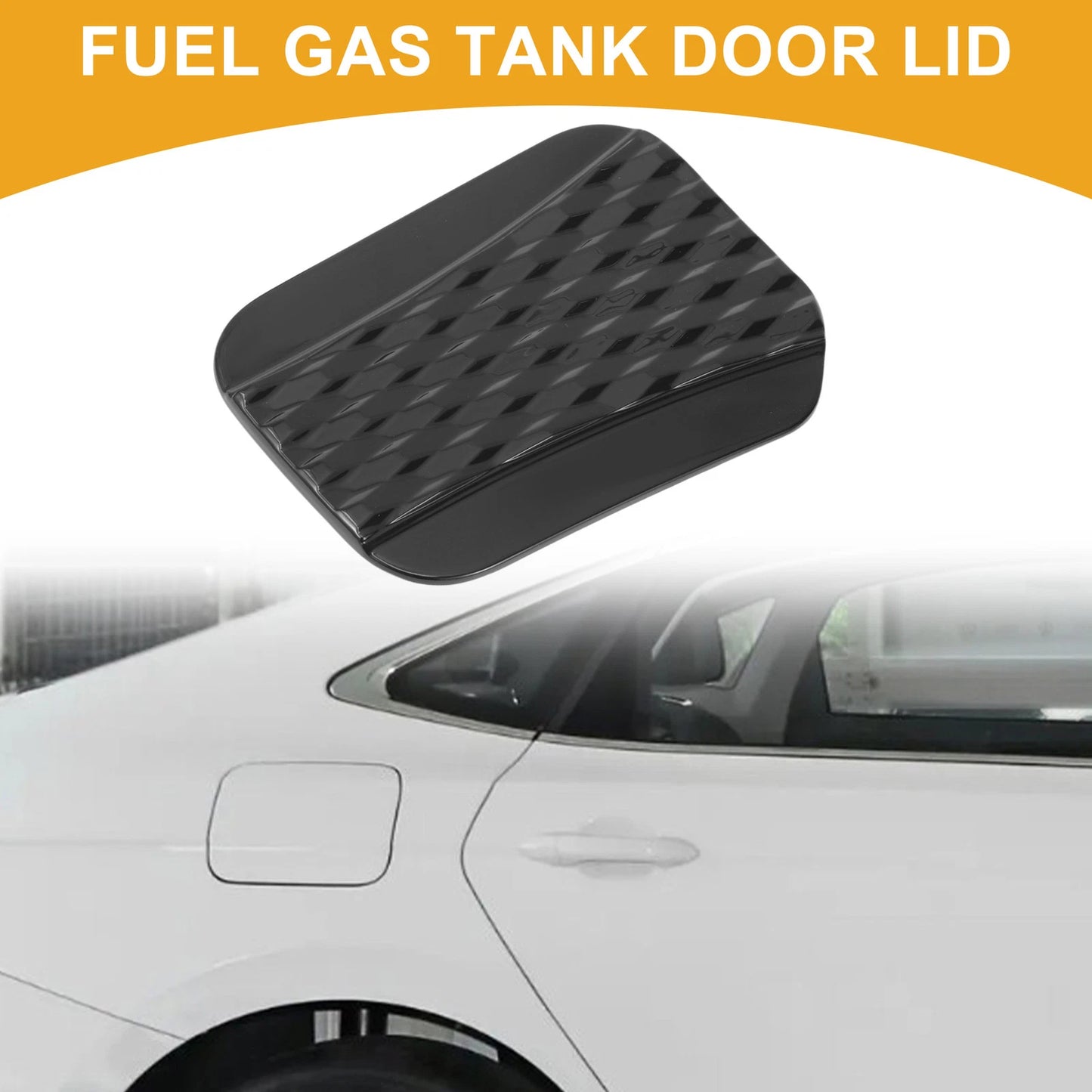 Fuel Tank Door Cap for Ford Bronco 2024-2025 Fuel Filler Flap Cover Black