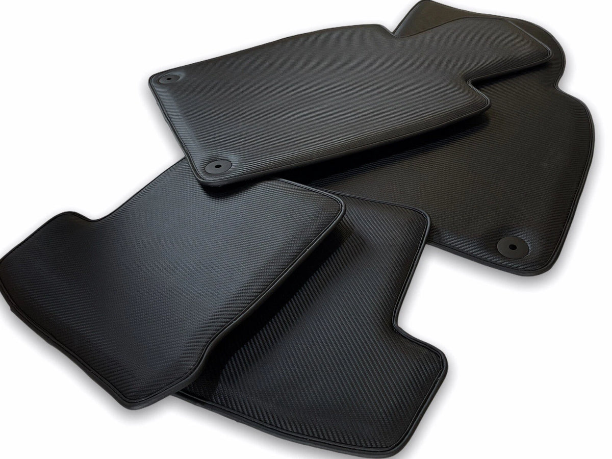 Floor Mats for Porsche Macan 2014-2021 - 2 x Carbon Fiber Auto Carpets