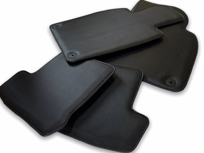 Floor Mats for Porsche Macan 2014-2021 - 2 x Carbon Fiber Auto Carpets