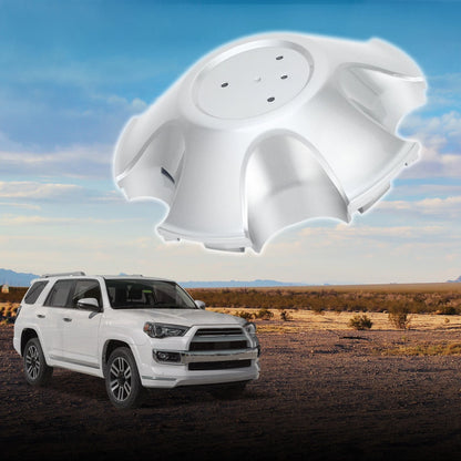 Wheel Center Caps / 1Pc / Silver Tone Plastic for Toyota Land Cruiser