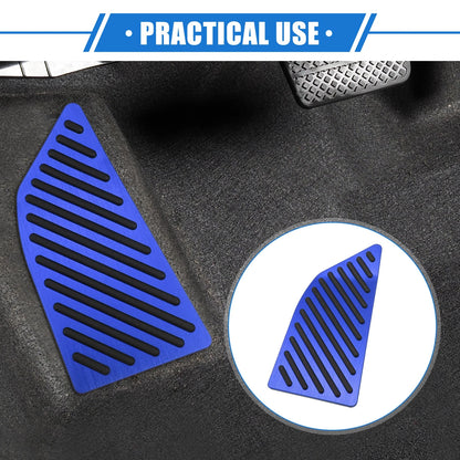 Aluminum Alloy Blue Foot Rest Pedal Cover for Toyota Corolla (2019-2020)