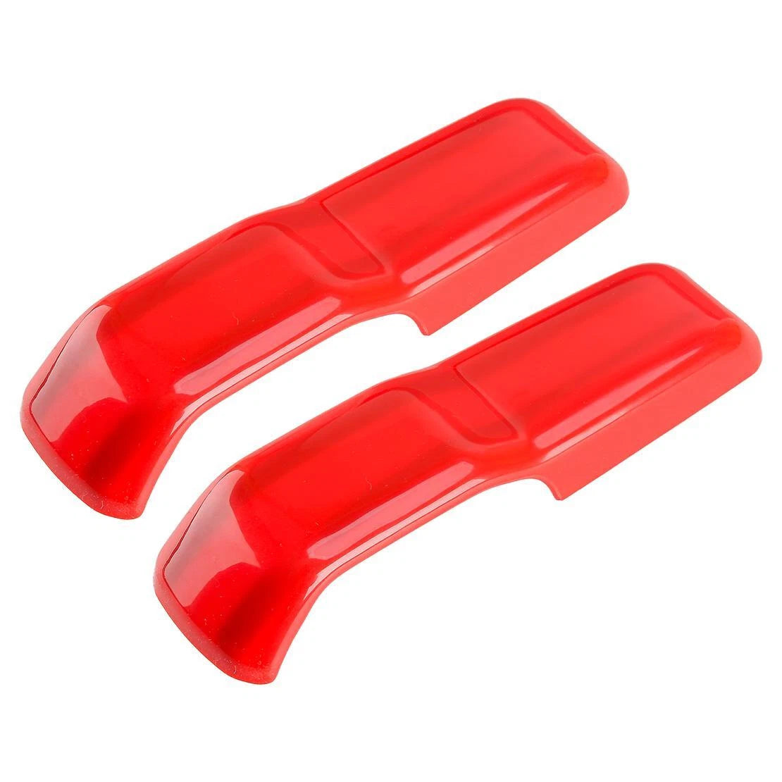 Red Engine Hood Hinge Covers for Jeep Wrangler JL Gladiator JT (2018-2023)