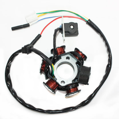 6 x Coil Pole Magneto Flywheel Stator for GY6 125cc 150cc ATV Dirt Bike