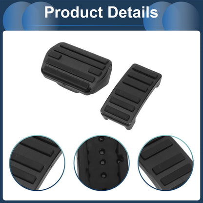 Foot Accelerator Pedal Covers for Ford Mustang Mach-E (2021-2025) Black
