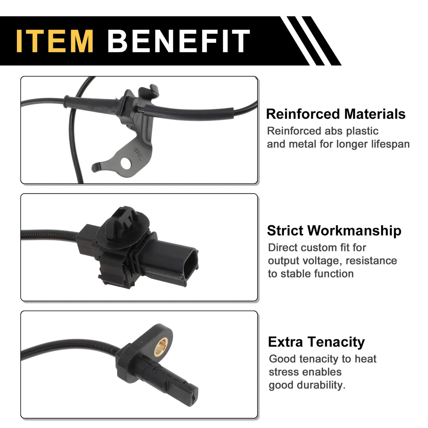 ABS Wheel Speed Sensor for Honda Jade (2012-2024) Front Left