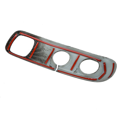 Carbon Fiber Gear Shift Panel Cover Trim for Smart Fortwo (2009-2015)
