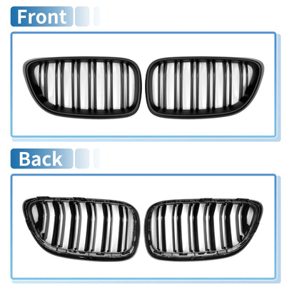 Front Upper Bumper Grille for BMW 2 Series F22 2014-2021 Matte Black Grills