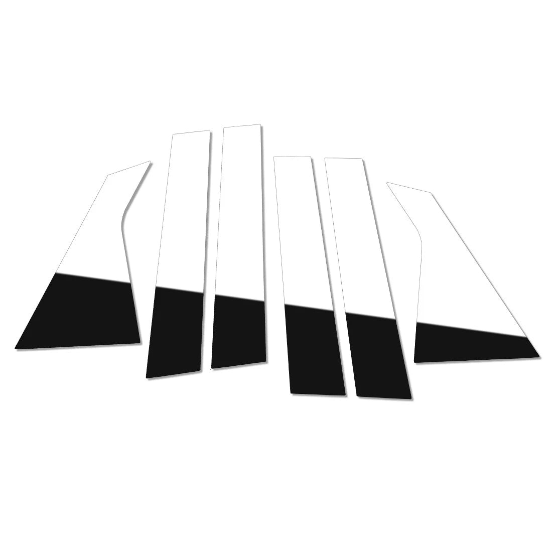 6pc Door Window Pillar Post Cover Trim for Chevrolet Impala (2014-2021)